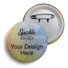 Custom Round Dual Flash Badge